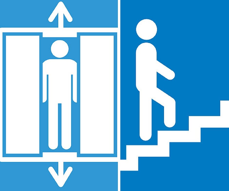 stairs vs elevator