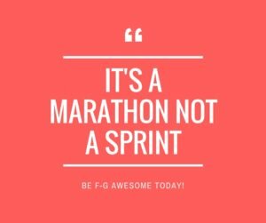 it's a marathon not a sprint quote | befat.net | finding the awesome in every day