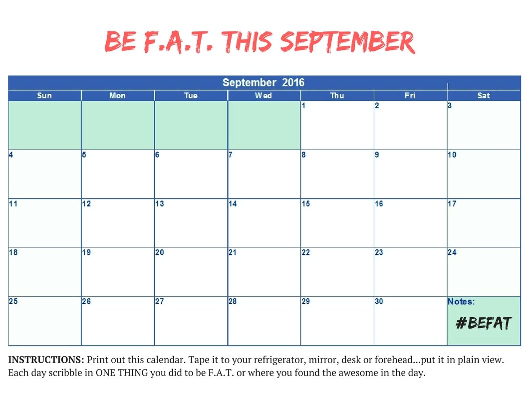 be f.a.t. this september-1